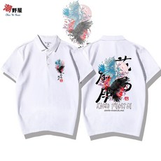 潮野屋 花鳥風月 POLO衫 短袖上衣 WPD-378