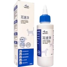【哈吉咪】J.VET耳速淨120ml 獸醫專業配方 寵物潔耳液 貓狗適用 耳螨預防 清潔耳垢, 1個, 耳速淨_1瓶