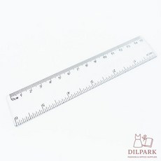 KC 투명 플라스틱자 15CM 플라스틱투명자