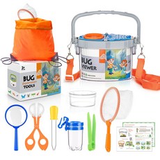 【超繪玩】戶外昆蟲捕捉盒 昆蟲觀察飼養盒 戶外探險玩具 昆蟲放大鏡, 多色, 1個