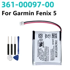 새배터리 361-00097-00 가민 페닉스 3 HR 5S 5F 플러스 6X 프로 포러너 935 S6용, 04 361-00097-00-2PCS