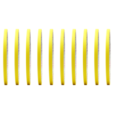 마스킹테이프 종이테이프 8컬러 5mm x 10M, 10개, 노랑
