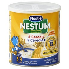 Nestle Nestum 인스턴트 시리얼 밀 및 꿀 297.7g(10.5온스) (12팩), 시리얼 5개, 1개