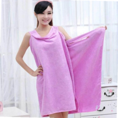 샤워 원피스형 샤워타올 목욕타올 퍼플 가운 목욕타월 59000EA 1EA