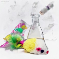 컬러 깃털 쥐돌이 고양이 장난감 실내묘놀이 캣토이, 상세페이지 기재, 상세페이지 기재, 상세페이지 기재