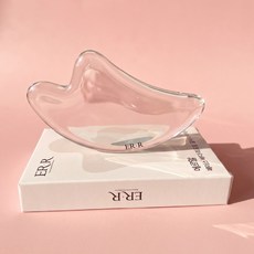 에르알 페이스 바디 리프팅 괄사 마사지기, 투명, 1개