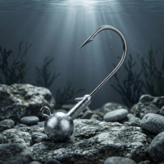 [런런피티] 낚시 대용량 지그헤드 벌크, 1세트, 50개입