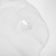 욕조 베개 세탁 가능 흡착식 목 지지대 욕조 스파 마사지 온수 욕조용 목 베개 편안한 욕조 베개