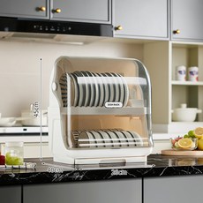 碗碟收納架瀝水架碗架碗盤碗櫃廚房家用置物架放碗餐具碗筷收納盒, 1個, 1個