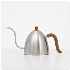 Brewista 不銹鋼滴濾式咖啡細長嘴壺, 銀色, 1個