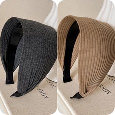 針織髮箍 寬邊簡約防滑頭箍 顯臉小洗臉髮帶