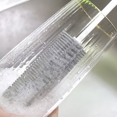 깊은컵 맥주잔 내부 청소솔 실리콘 텀블러 설거지 세척솔 500잔