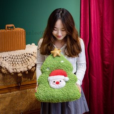 聖誕禮物 卡通抱枕玩偶 可愛老人麋鹿娃娃蘋果 居家節日兒童聖誕禮物, 聖誕鹿15cm,如上