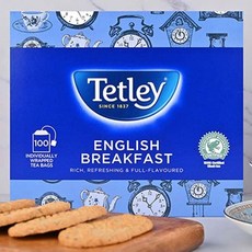 잉글리쉬 브렉퍼스트 홍차 티백 100EA 사무실 선물 차 ths+4793BK, 2g, 1