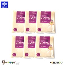 [급속냉동] 수입산 다진마늘1kg, 1세트, 6kg