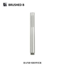 샤워헤드 원형 핸드 샤워기 브드 골드브드블랙 욕실, 4. Brushed B, 1개