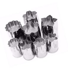 야채커터 스테인레스 요리용 고명틀, 1개, NO21. 감꽃 1호