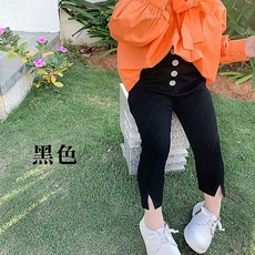 兒童高腰薄款女童打底褲
