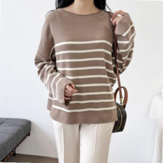니트 단가라 여성 참편한 여성니트티 따뜻한니트 스트 여성겨울티셔츠 여성티셔츠 겨울니트 루즈핏