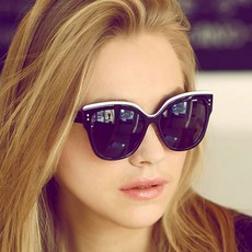 全新明星炫彩貓眼造型眼鏡，時尚派對必備，獨特貓眼設計，炫彩鏡片增添氣氛，輕巧舒適配戴無負擔, 1個, 06五彩水銀