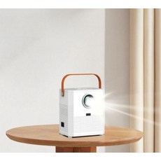 가정용 캠핑용 미니빔프로젝터 원룸 프로젝트 자취방 차박, 4. 음성 렌즈+음성제어+안드로이드 9.0+화