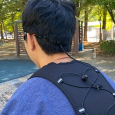 안경 분실방지 길이조절 실리콘 목걸이 스트랩 고정끈 블랙