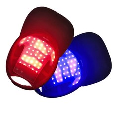 LED 모발마사지기 마사지 굵기 헤어 케어 기기 적외선 모발, A. 프로텍터 모듈  피크 캡