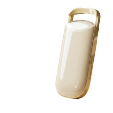 電動睫毛器 恆溫夾燙不傷睫毛, 米黃色, 如圖所示