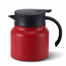 대용량 316 스텐 보온 주전자 보온 티포트, 레드, 1개, 1000ml