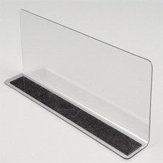 현아쇼 마트 편의점 진열대 상품 정리 칸막이 투명 가이드 레일 (자석형/일반형 옵션) 마트진열