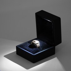 케이스 쥬얼리케이스 LED 쥬얼리 반지 블랙