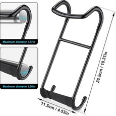 덤벨 스포터 후크 행거 무거운 짐 작업 헤비 파워 랙 벤치 프레스 첨부 파일, 1) 225LB