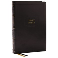(영문도서) KJV Holy Bible Center-Column Reference Bible Leathersoft Black 73 000+ Cross References ... Imitation Leather, Thomas Nelson, English, 9781400330829