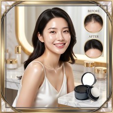 [매지컬]헤어라인 컨투어링 파우더 섀도우(빈모 채우기 정수리 흑채 새치커버 가루), D, 1개 웰컴가