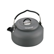 【CAPTAIN STAG】鋁製茶壺 NO.UH-4101, 1個, 灰色, 0.7L