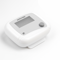 하네르 디지털 클립 만보기, 1개, 노블화이트