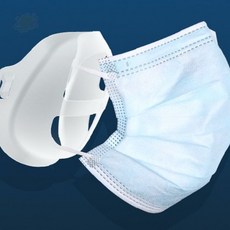 호흡 편한 비말 차단 마스크 통기성 3중 필터 일회용 국산 의약외품 화이트, 1개, 1매입