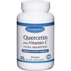 EuroMedica 槲皮素Plus維他命C膠囊, 1個, 60 件