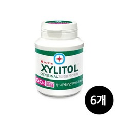 롯데 자일리톨 오리지날 용기 52g 6개