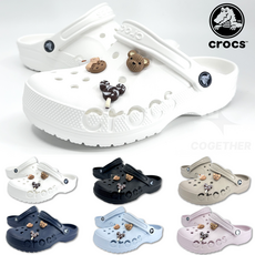 (국내정품) 크록스 바야 클로그 슬리퍼 샌들 남성 여성 신발 + 코게더 악세사리 포함