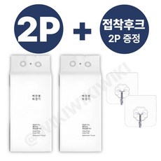 [2팩+후크증정] 백만봉 화장지 물에 잘 녹는 백만봉티슈 접착후크증정, 300매입