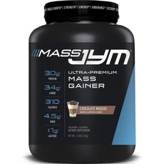 JYM Supplement Science Mass Jym 超優質增肌巧克力慕斯口味, 1個, 2.3kg