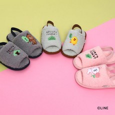 건종 라인프렌즈 우드 쿠션 덧신