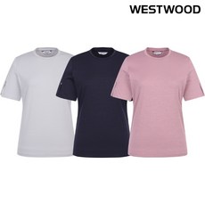 웨스트우드 여성 소매 트임 반팔 라운드티(WN2WCTR450)