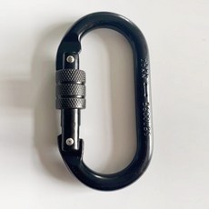짐벌링 요가 회전 커넥터 해먹 스윙, 1개, 블랙 등산 버클 1개