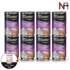 미아모아 바이탈 드링크, 8개, 135ml, 오리+닭육수