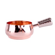 304 스테인레스 다이아 그립 손잡이 샷잔 커피 에스프레소 다용도 벨크리머, 1개, 로즈골드100ml