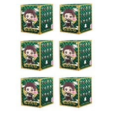 귀멸의 칼날 캐릭터 블라인드박스 미니 피규어 컬렉션 선물용, 7-9센치, 블라인드 박스 6개(중복 없음), 1개