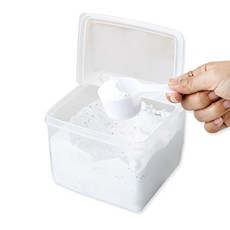 메이앤홈 가루 세제용기 세제통 소분용기, 1개, 1.3L