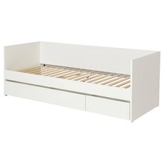 [이케아] VIHALS 비할스 데이베드프레임+수납함 화이트 80x200 cm 695.715.87